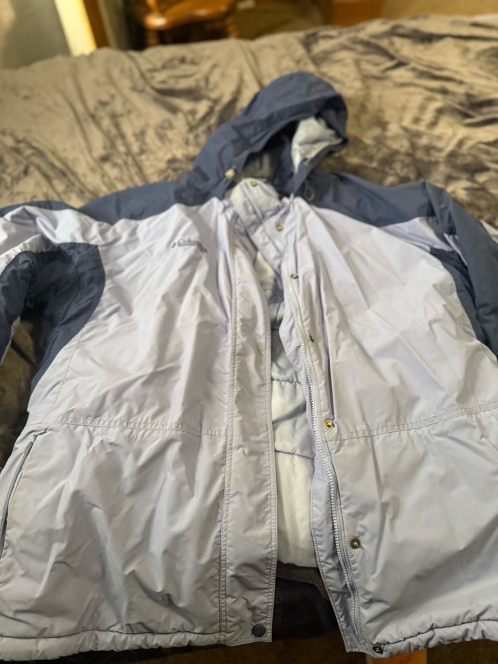 Columbia Light Blue Fleece Jacket